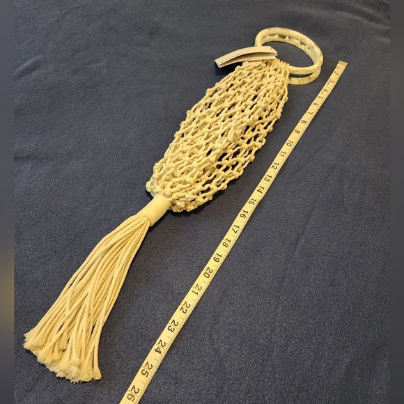 Macrame Mini Tote - Picture 6 of 7